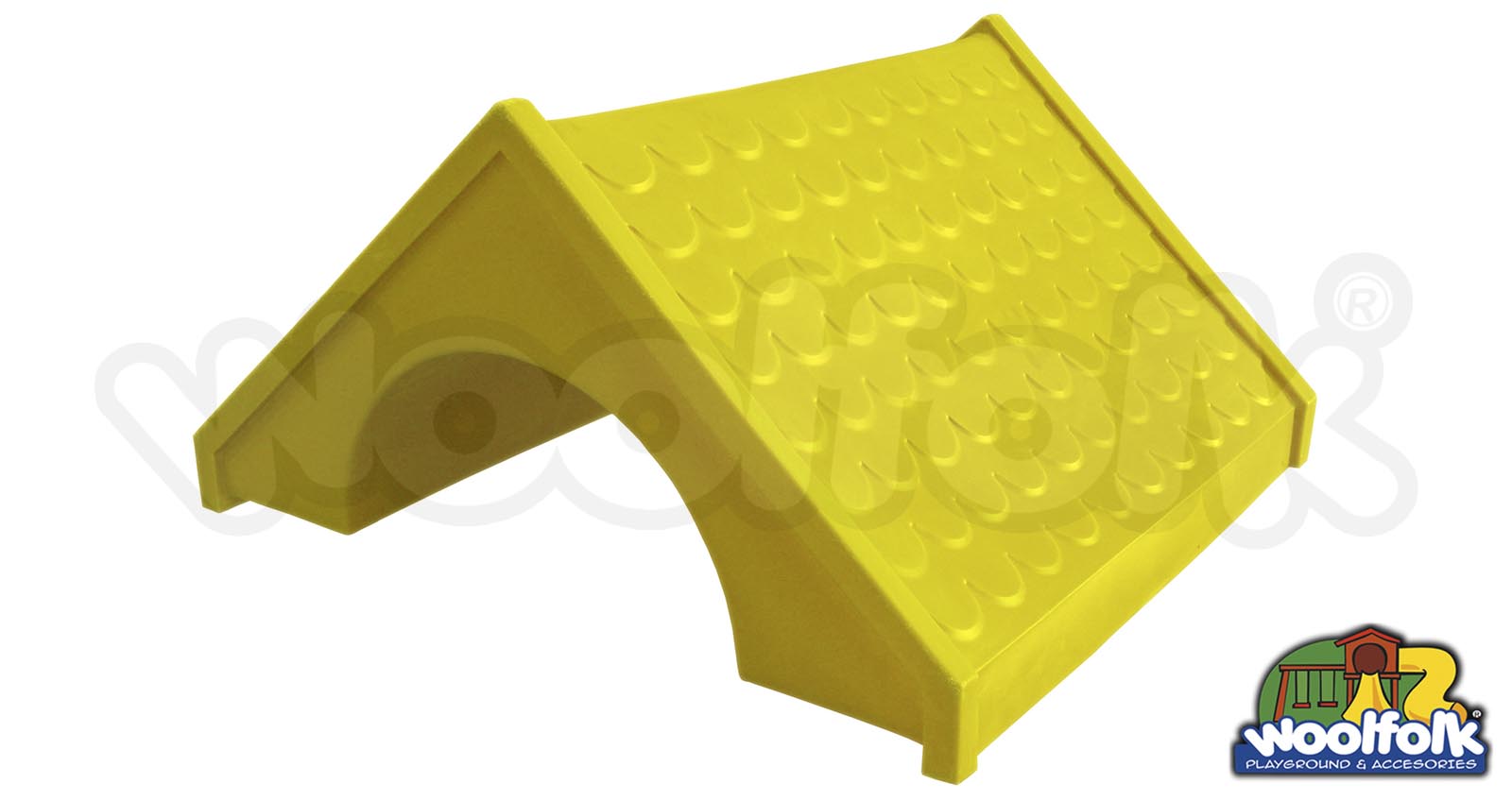 Techo para juego infantil de pared doble fabricado de polietileno rotomoldeado. Modelo: TE004