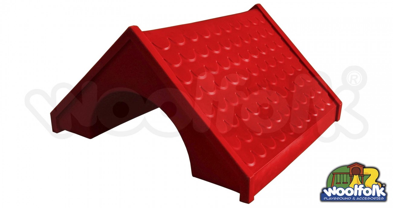Techo para juego infantil de pared doble fabricado de polietileno rotomoldeado. Modelo: TE004