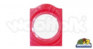 Panel tipo ventana para juegos infantiles de madera.