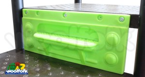 Rocas sintéticas para pared de escalar de juegos infantiles.