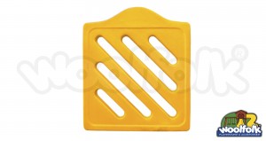 Panel tipo ventana para juegos infantiles de madera.