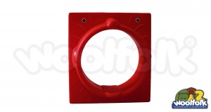 Panel tipo ventana para juegos infantiles de madera.