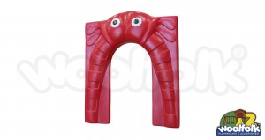 Panel tipo ventana para juegos infantiles de madera.