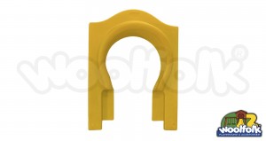 Panel tipo ventana para juegos infantiles de madera.
