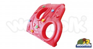 Panel tipo ventana para juegos infantiles de madera.