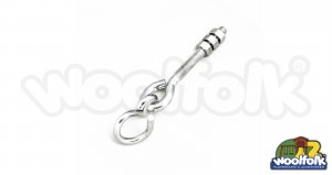 Herraje para juegos infantiles tipo eslabón giratorio para asientos de columpios tipo rueda.