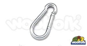 Herraje para juegos infantiles tipo eslabón giratorio para asientos de columpios tipo rueda.