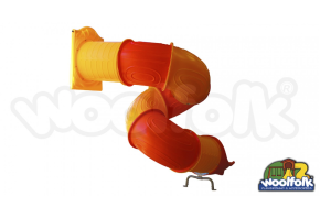 Tobogán para juego infantil de pared sencilla.