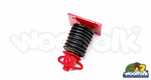 Herraje para juegos infantiles tipo eslabón giratorio para asientos de columpios tipo rueda.