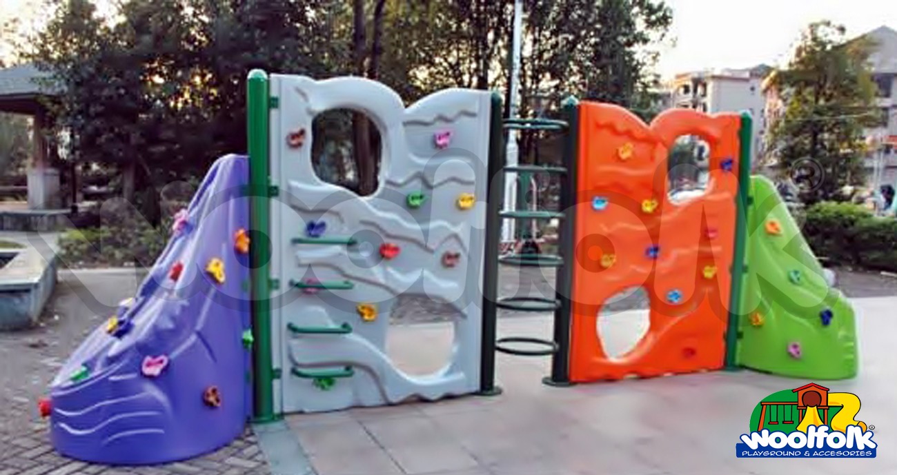 Juego Infantil para exteriores Línea Escalables tipo pared de piedras. Modelo: CME009