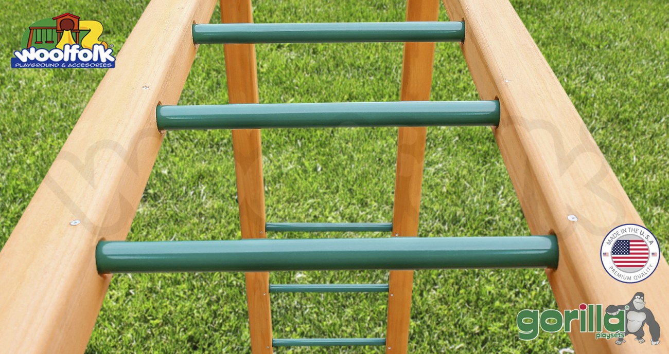 Juego Infantil de Madera Fabricado en Estados Unidos. Modelo: Empire Extreme 