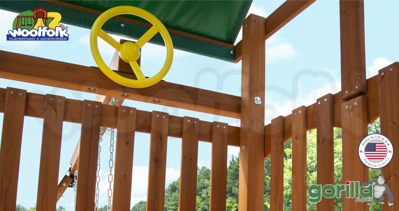 Juego Infantil de Madera Fabricado en Estados Unidos. Modelo: Empire Extreme 