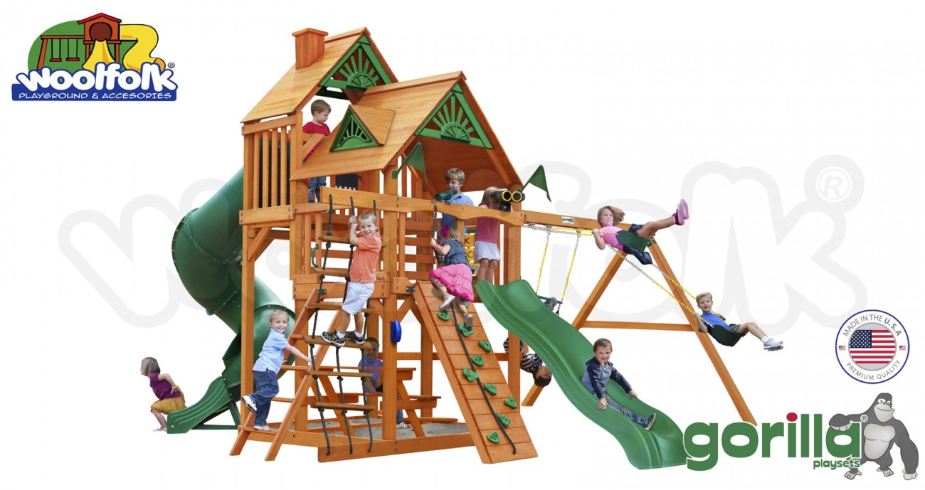 Juego Infantil de Madera Fabricado en Estados Unidos. Modelo: Great Sky I