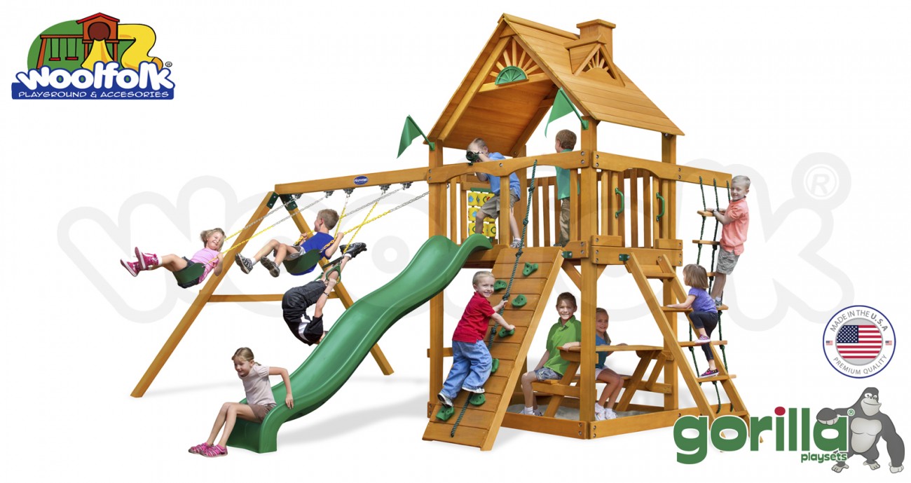 Juego Infantil de Madera Fabricado en Estados Unidos. Modelo: Chateau