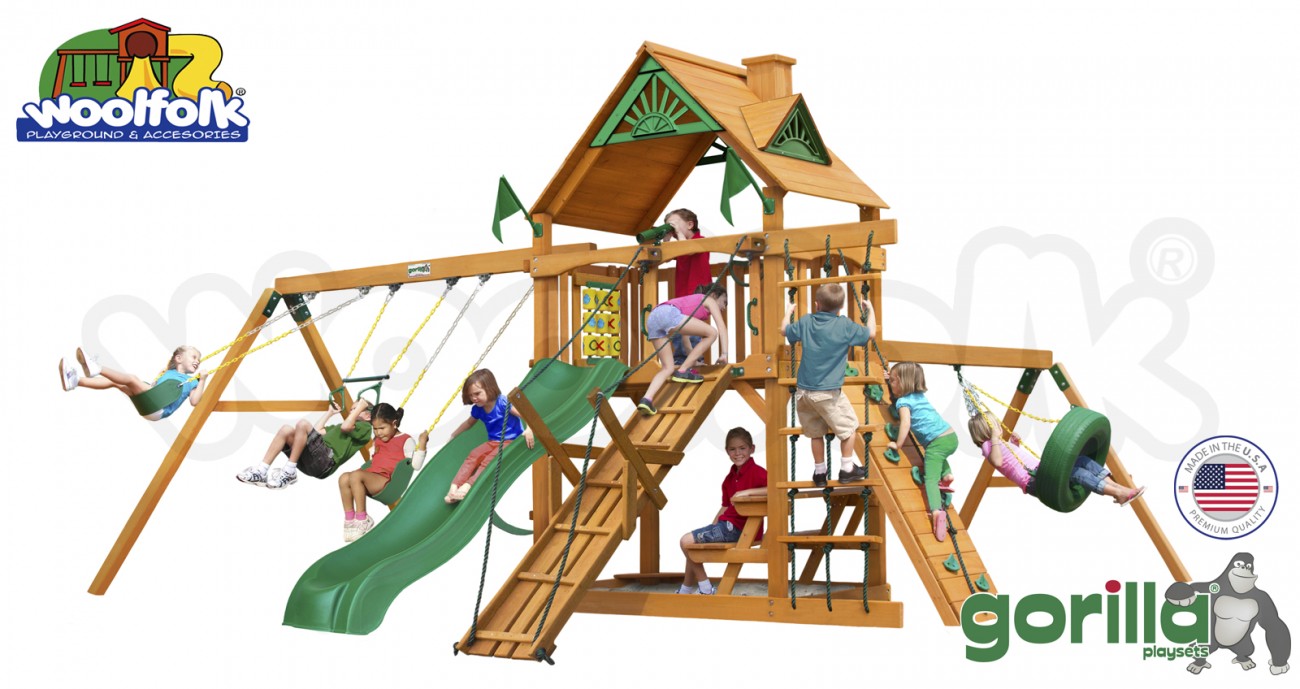 Juego Infantil de Madera Fabricado en Estados Unidos. Modelo: Frontier