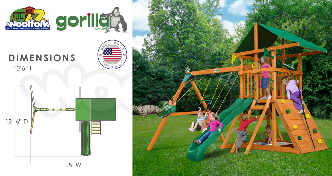 Juego Infantil de Madera Fabricado en Estados Unidos. Modelo: Outing