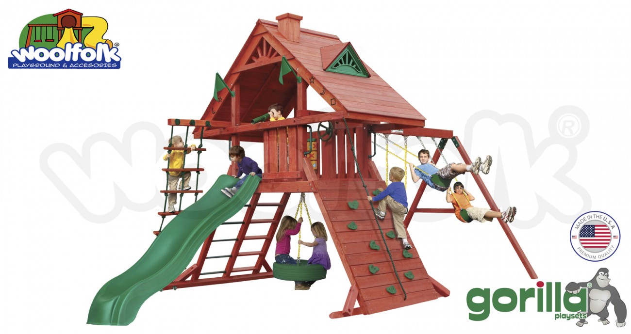 Juego Infantil de Madera Fabricado en Estados Unidos. Modelo: Sun Palace