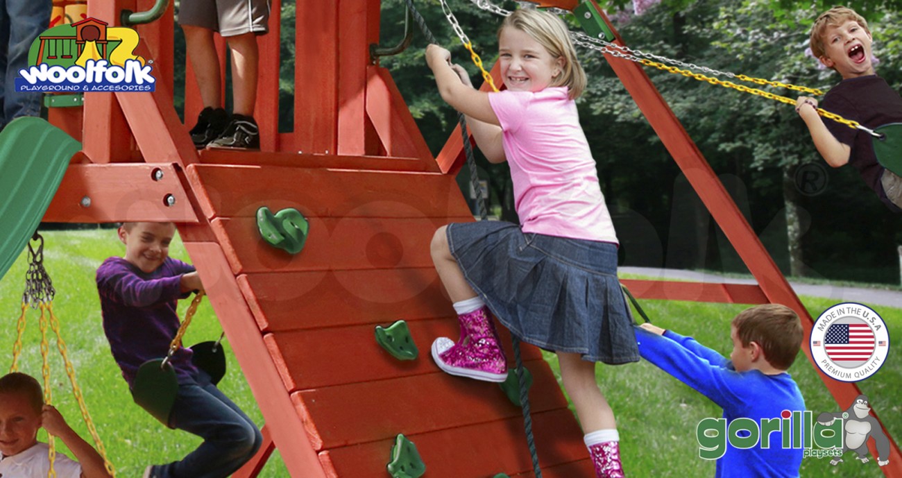 Juego Infantil de Madera Fabricado en Estados Unidos. Modelo: Sun Palace
