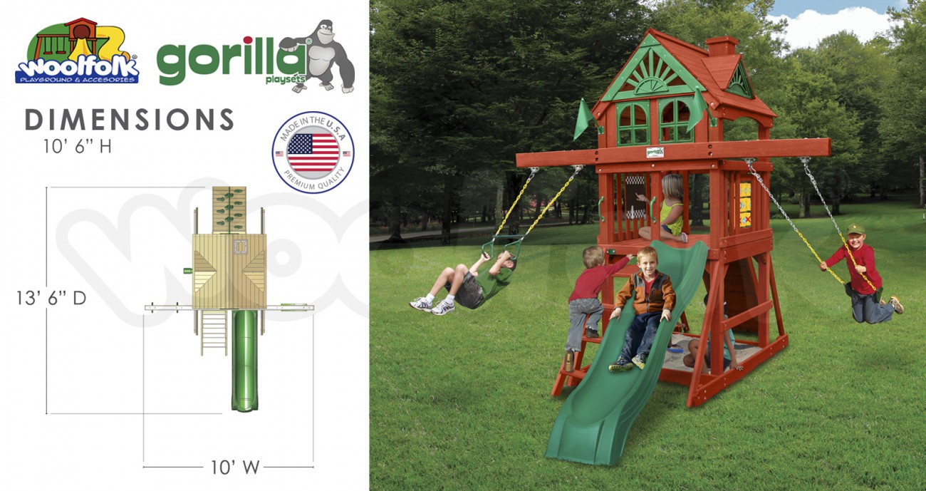 Juego Infantil de Madera Fabricado en Estados Unidos. Modelo: Five Star