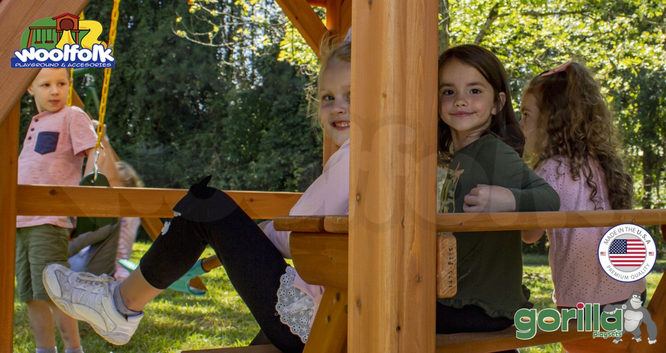 Juego Infantil de Madera Fabricado en Estados Unidos. Modelo: Chateau