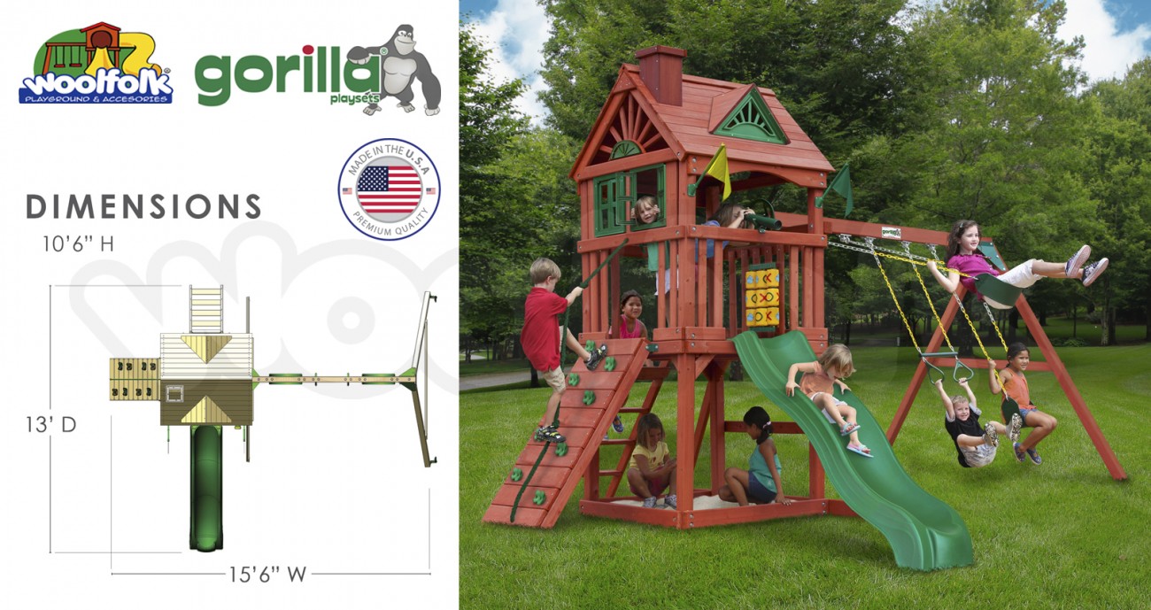 Juego Infantil de Madera Fabricado en Estados Unidos. Modelo: Nantucket