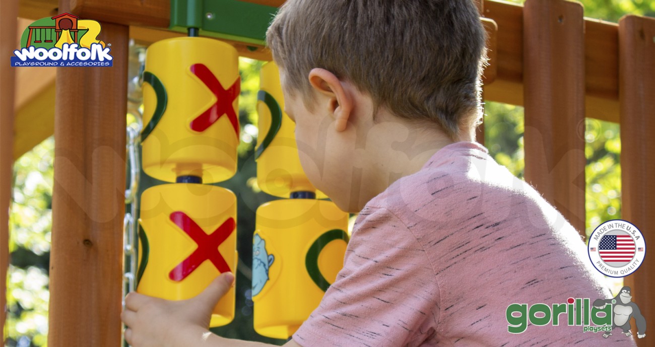 Juego Infantil de Madera Fabricado en Estados Unidos. Modelo: Frontier