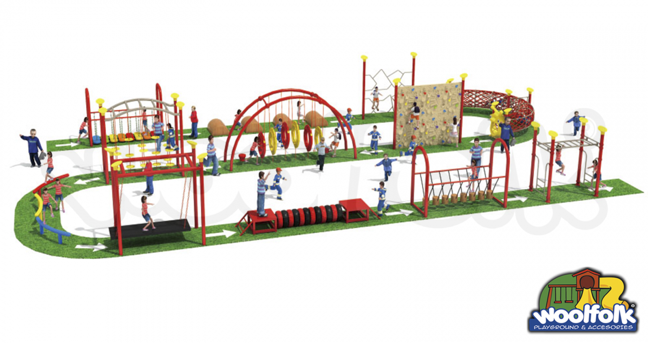 Juego Infantil para exteriores, tipo extremo. Modelo: FE037