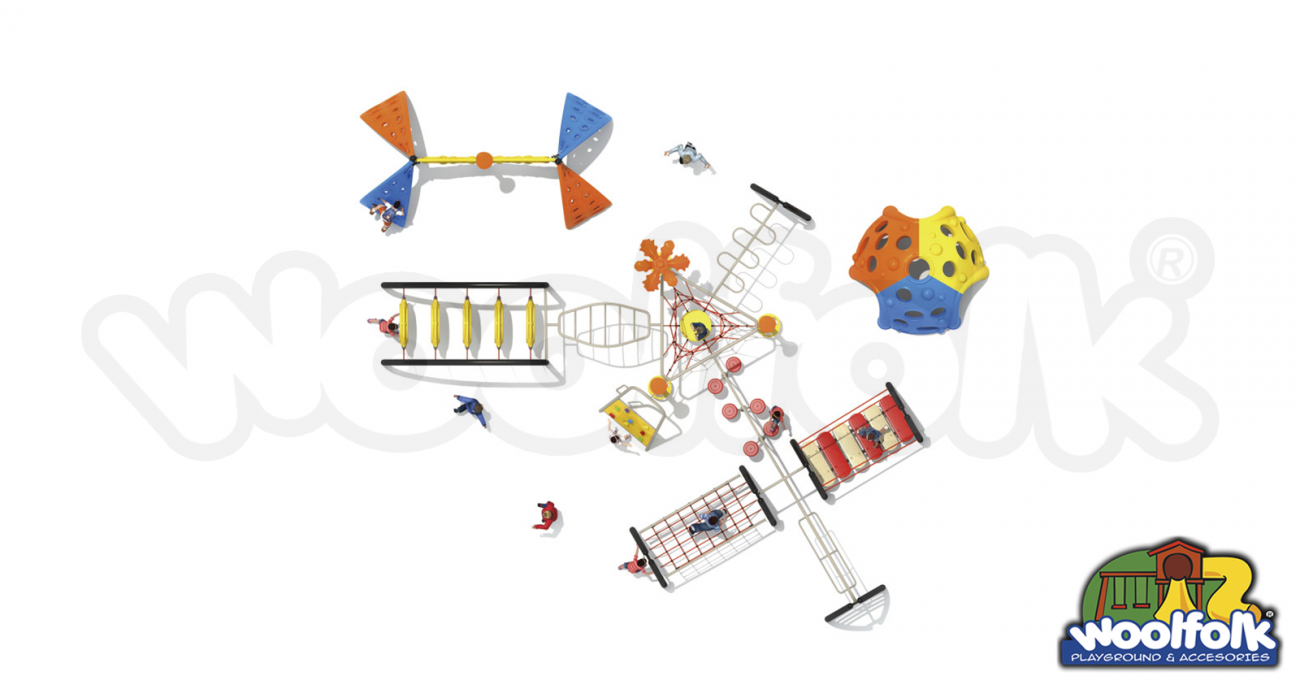 Juego Infantil para exteriores, tipo extremo. Modelo: FE028