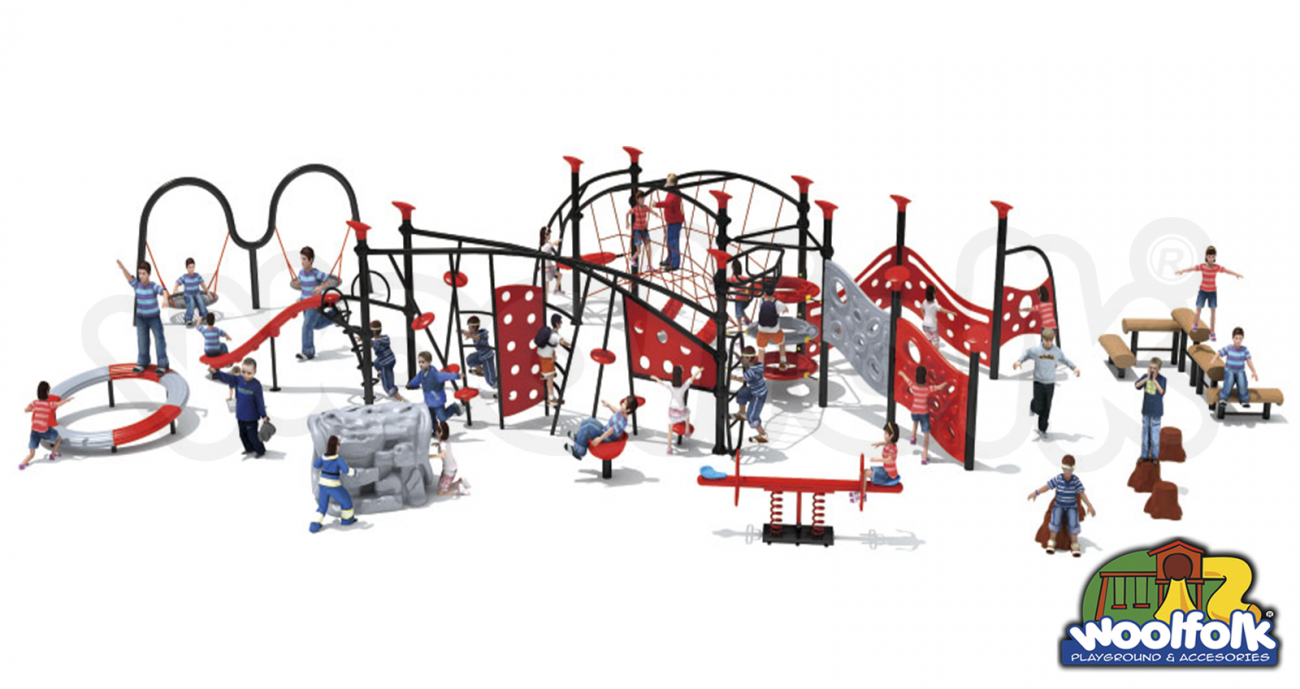 Juego Infantil para exteriores, tipo extremo. Modelo: FE044