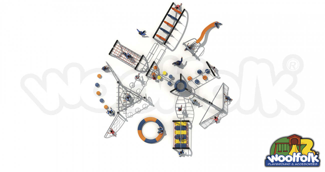 Juego Infantil para exteriores, tipo extremo. Modelo: FE042