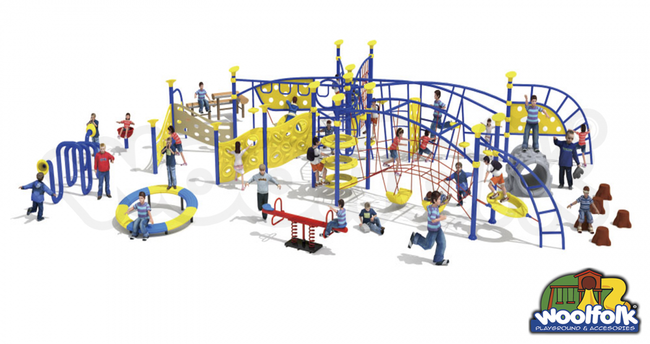 Juego Infantil para exteriores, tipo extremo. Modelo: FE045