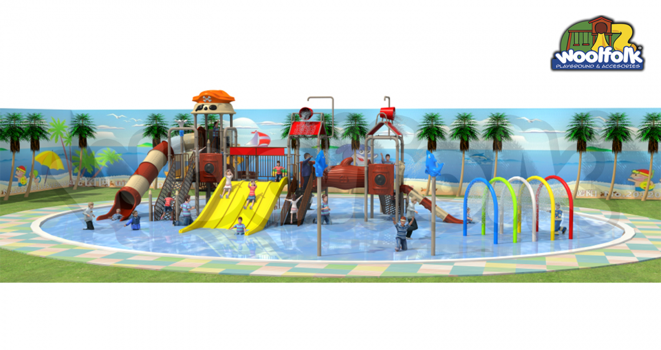Juego Infantil acuático para parques y chapoteaderos. Modelo: WP004