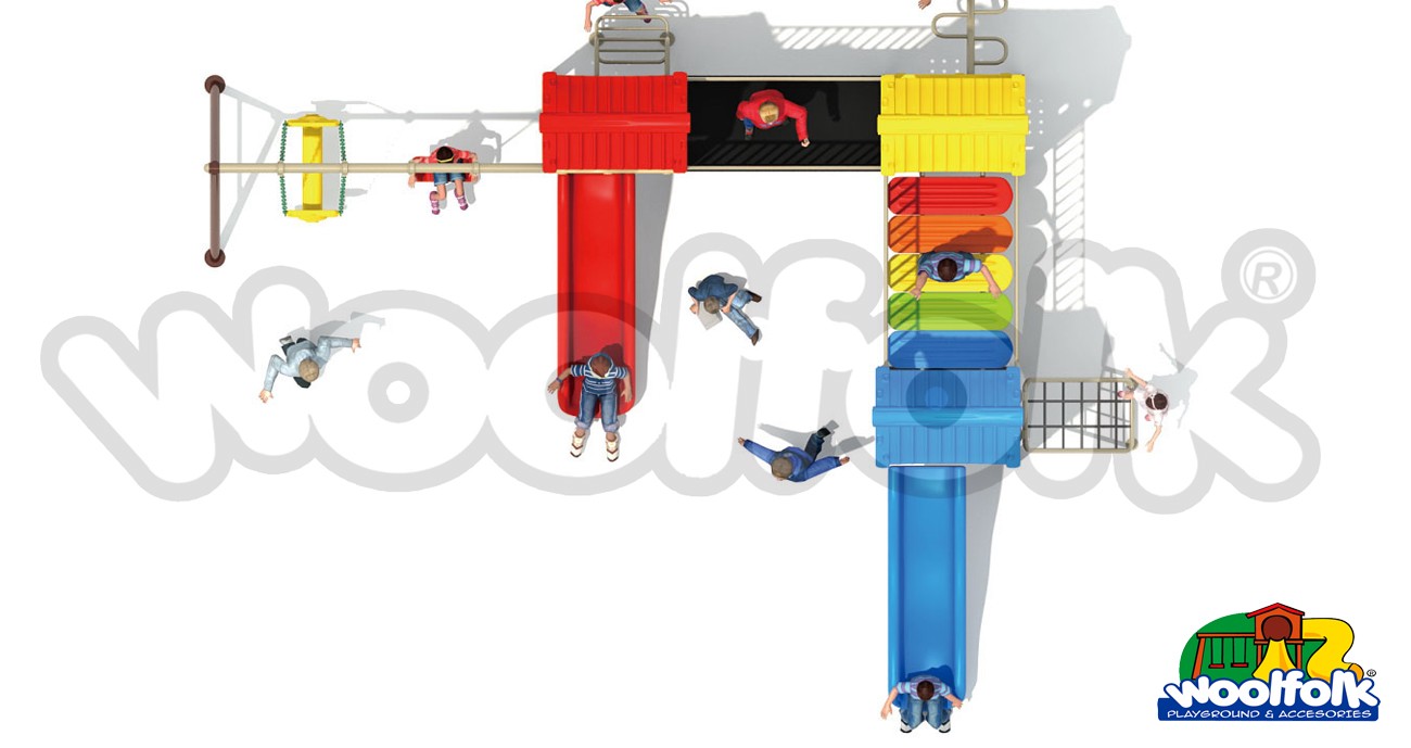 Juego Infantil para exteriores Línea Columpios. Modelo: MET214-E