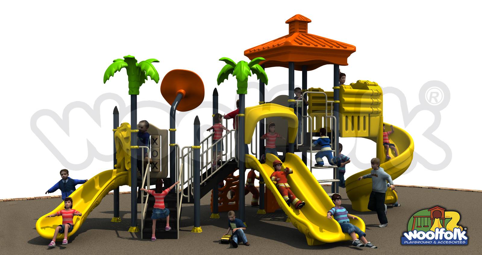 Juego Infantil para exteriores, tipo temático. Modelo: NA026