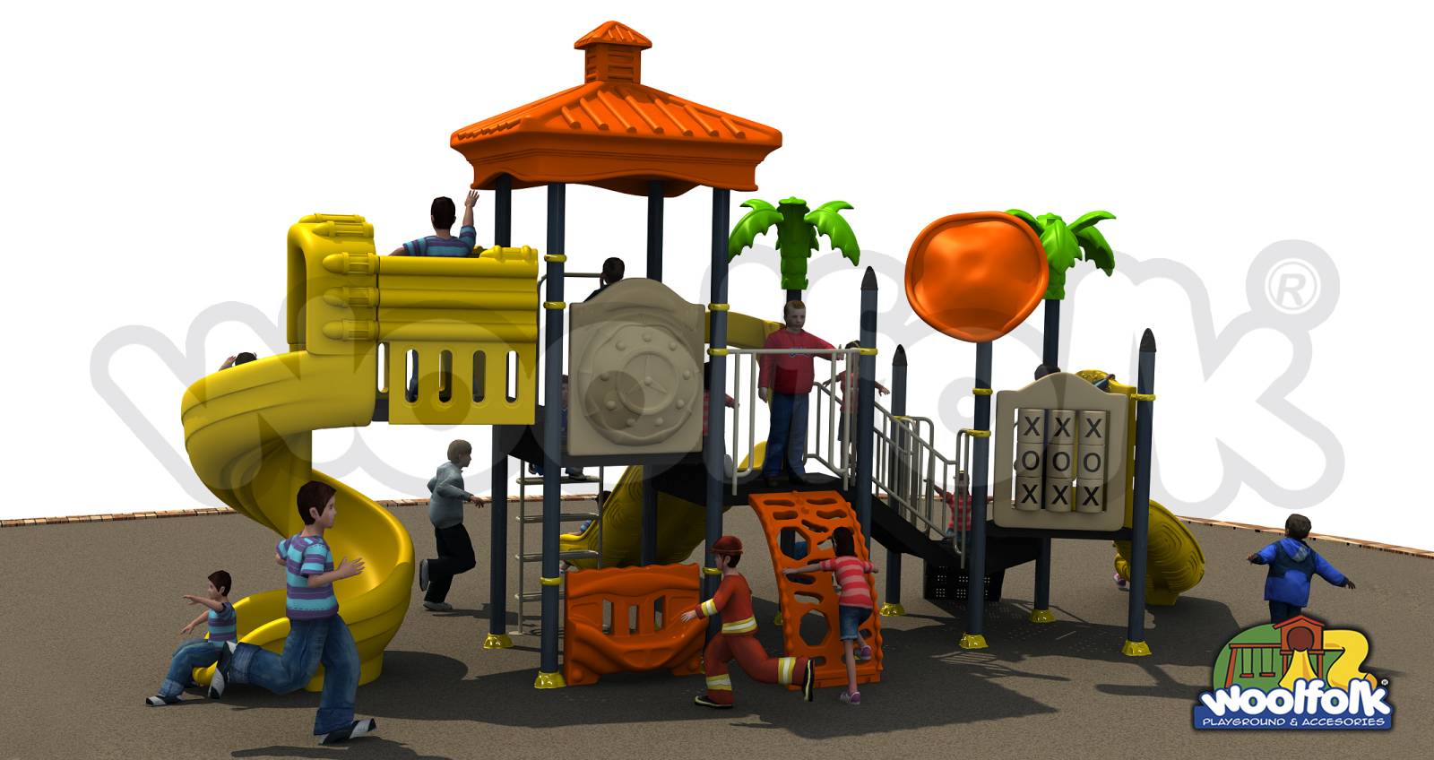 Juego Infantil para exteriores, tipo temático. Modelo: NA026