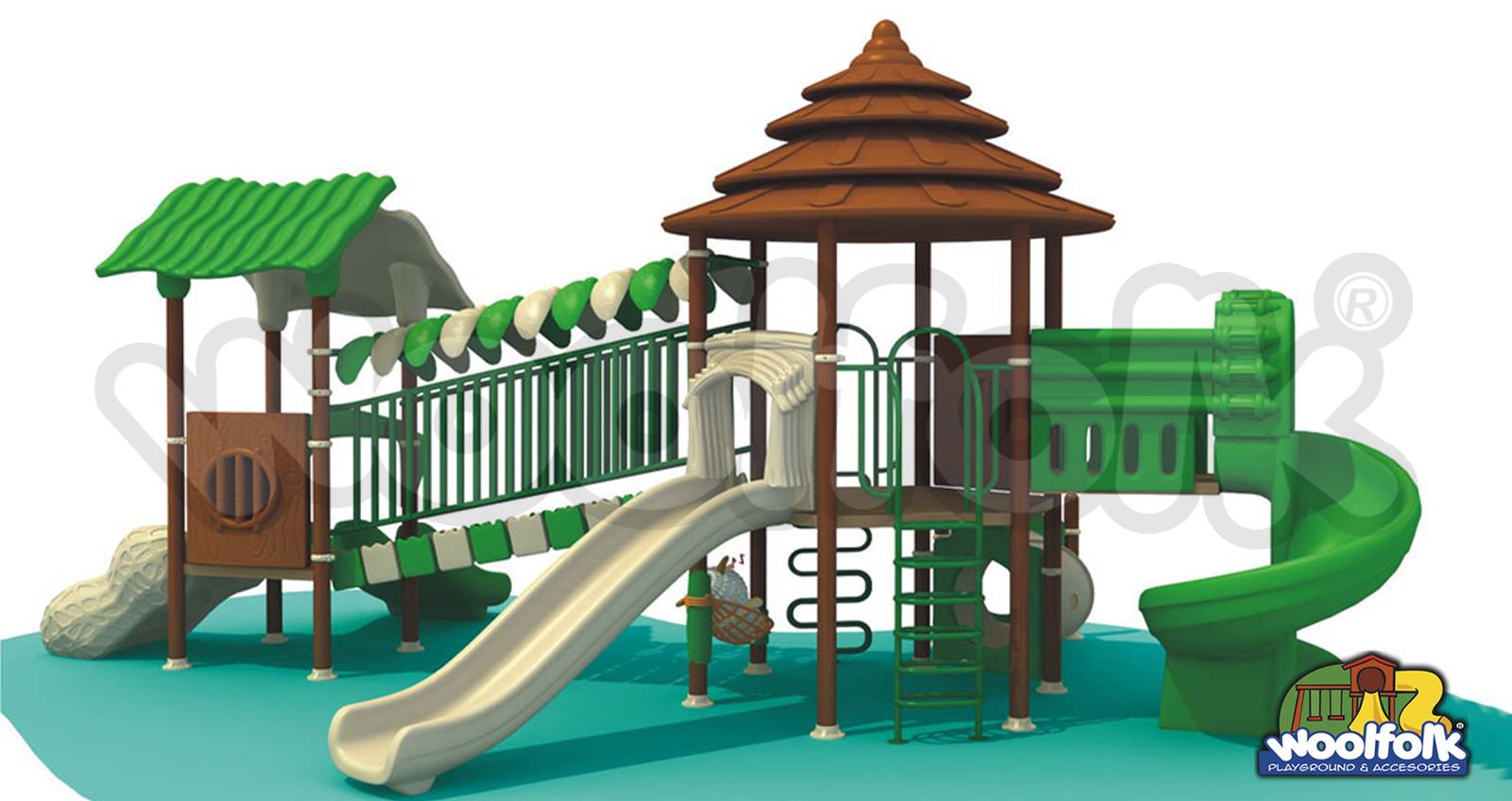 Juego Infantil para exteriores, tipo temático. Modelo: FO003