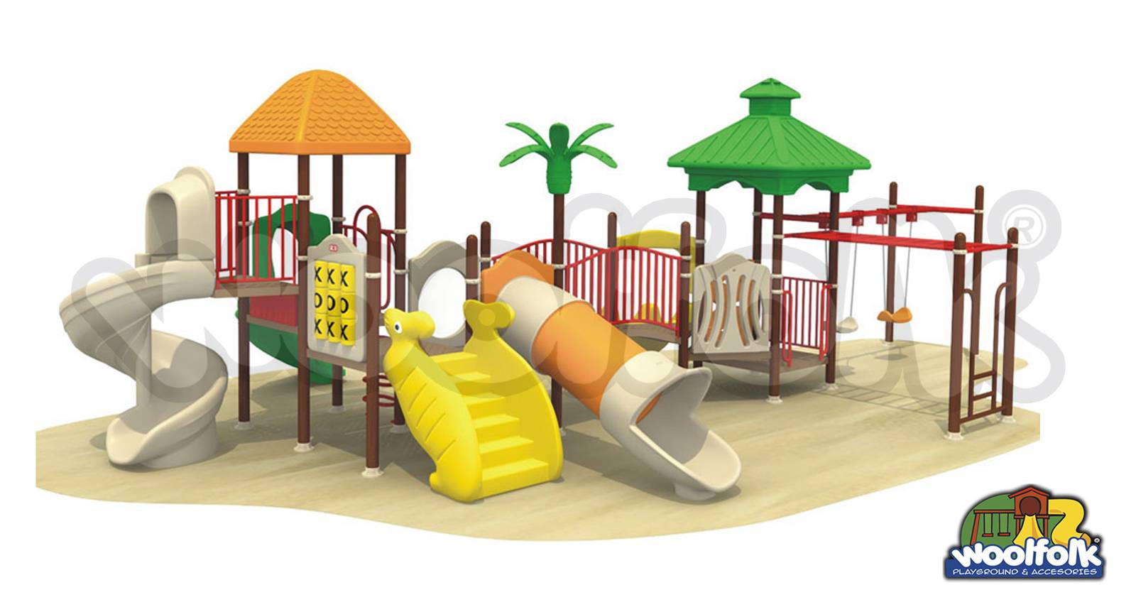 Juego Infantil para exteriores, tipo temático. Modelo: NA003