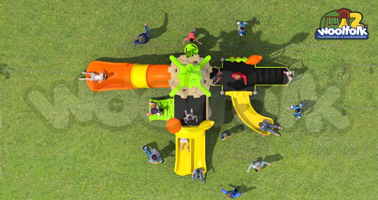 Juego Infantil para exteriores, tipo temático. Modelo: FA002