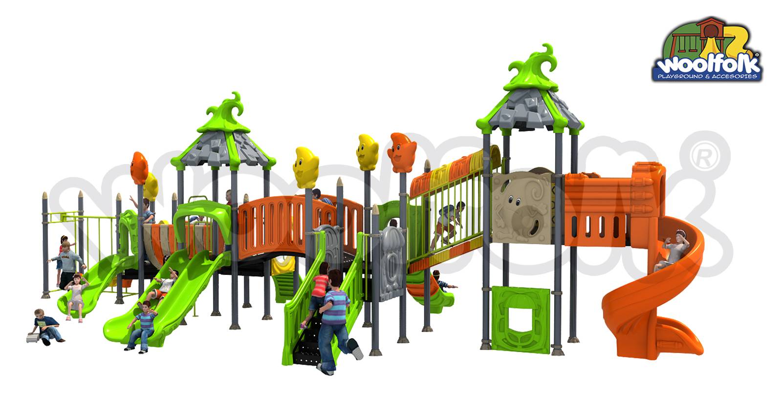 Juego Infantil para exteriores, tipo temático. Modelo: FA005