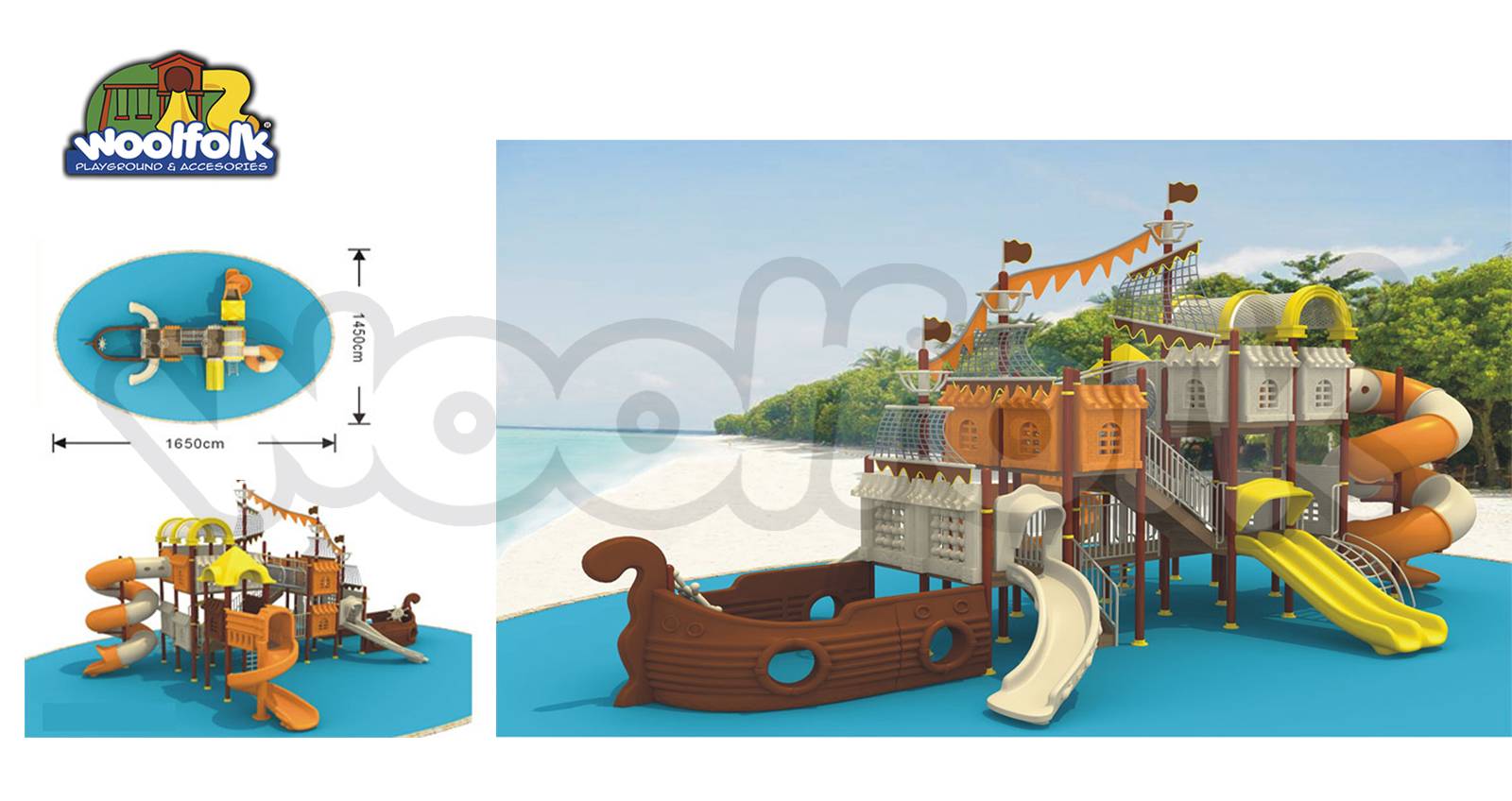 Juego Infantil para exteriores, tipo temático. Modelo: PS001