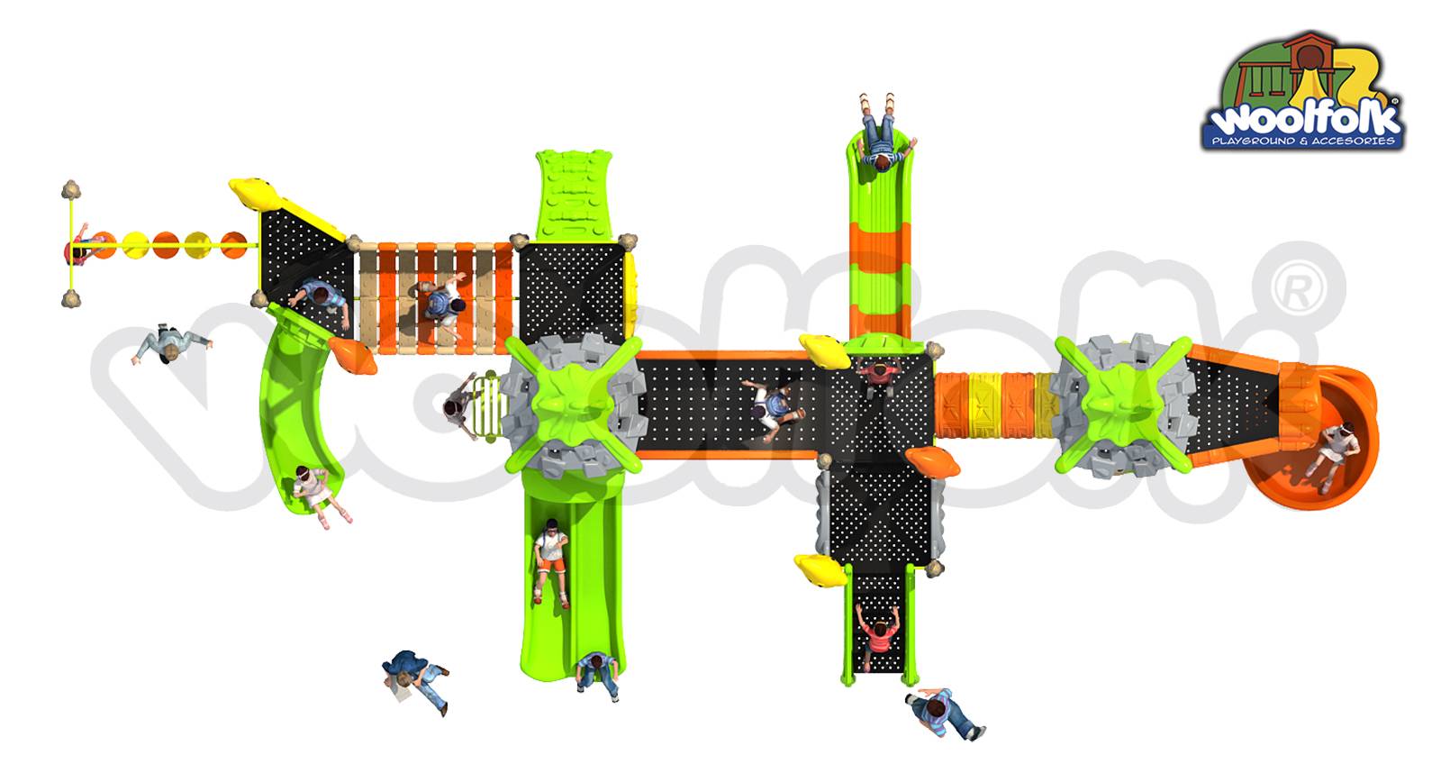 Juego Infantil para exteriores, tipo temático. Modelo: FA005