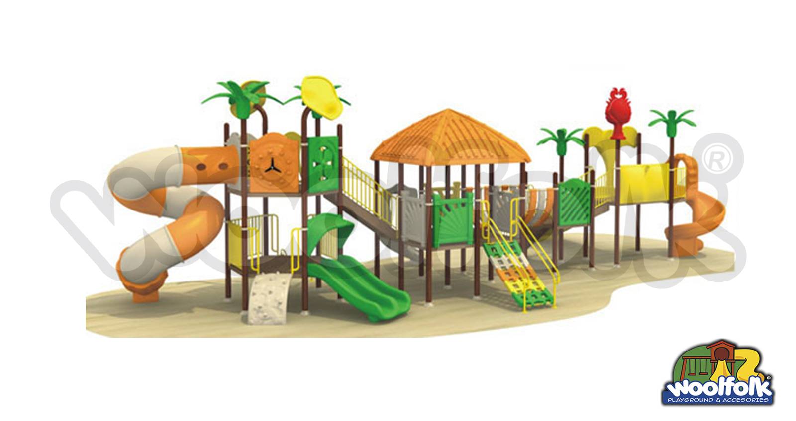 Juego Infantil para exteriores, tipo temático. Modelo: NA002