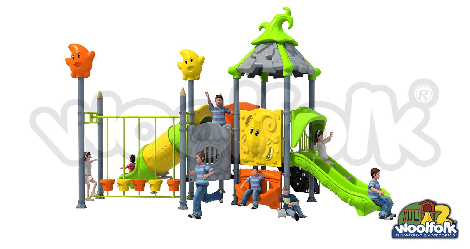 Juego Infantil para exteriores, tipo temático. Modelo: FA001