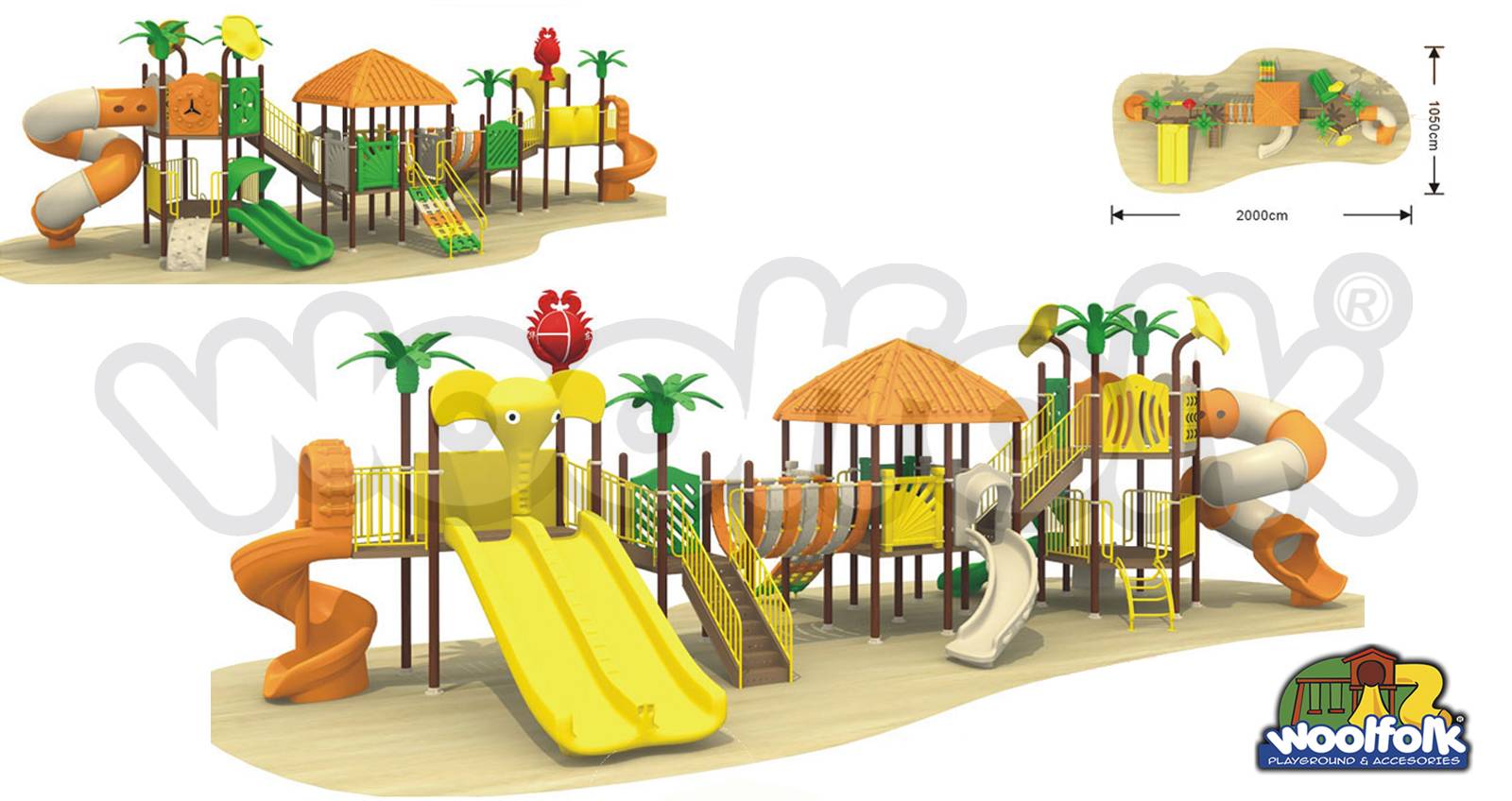 Juego Infantil para exteriores, tipo temático. Modelo: NA002