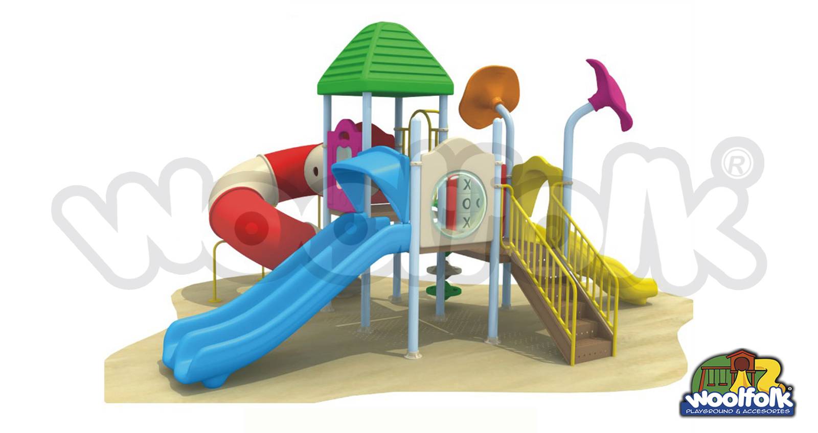 Juego Infantil para exteriores, tipo temático. Modelo: GA009