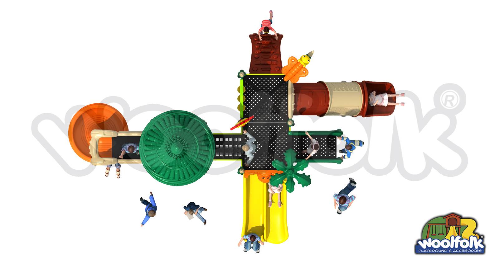 Juego Infantil para exteriores, tipo temático. Modelo: GA010