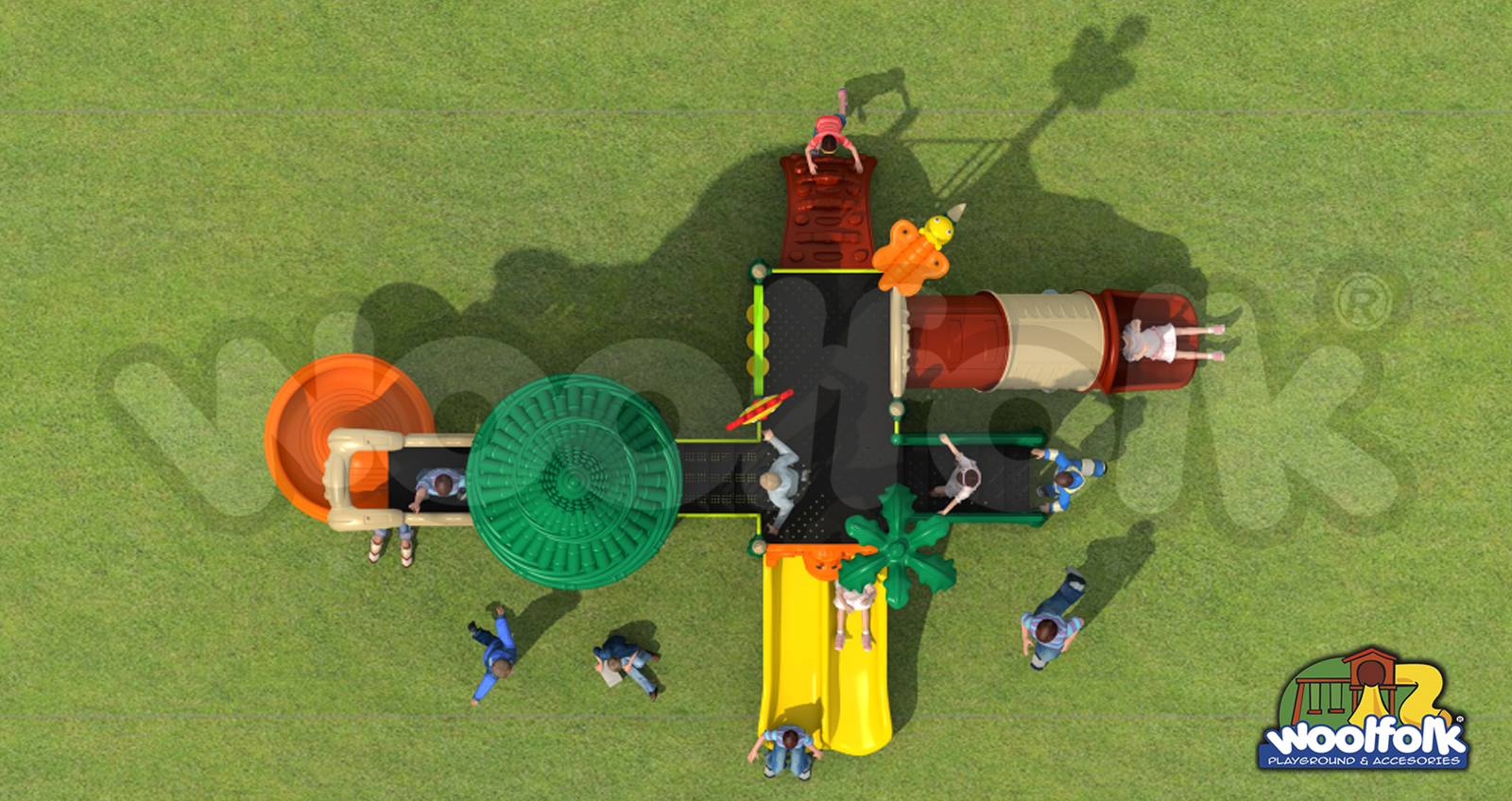 Juego Infantil para exteriores, tipo temático. Modelo: GA010