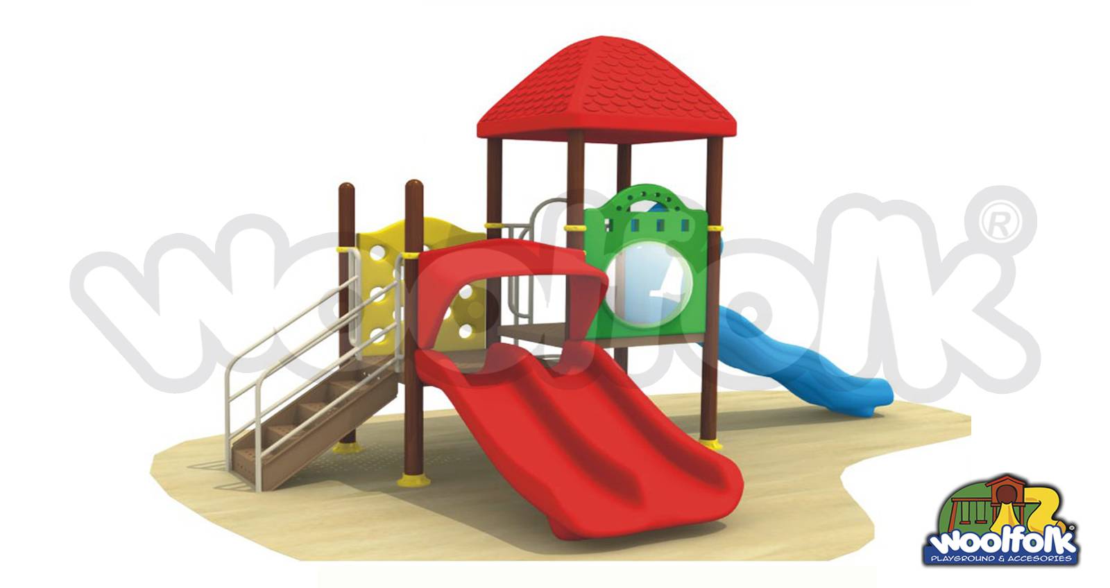 Juego Infantil para exteriores, tipo temático. Modelo: GA007