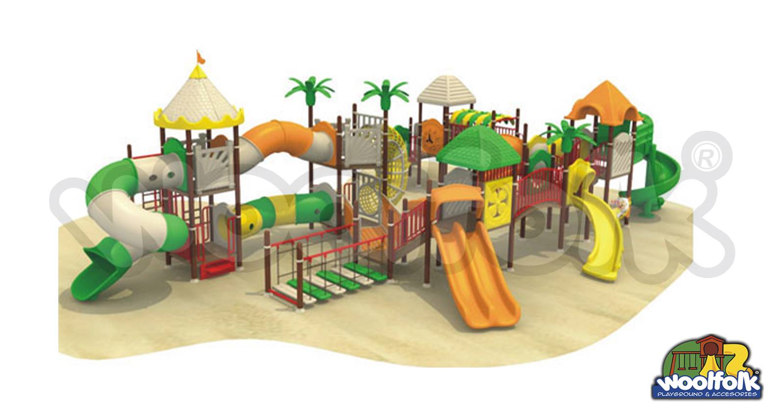 Juego Infantil para exteriores, tipo temático. Modelo: NA004