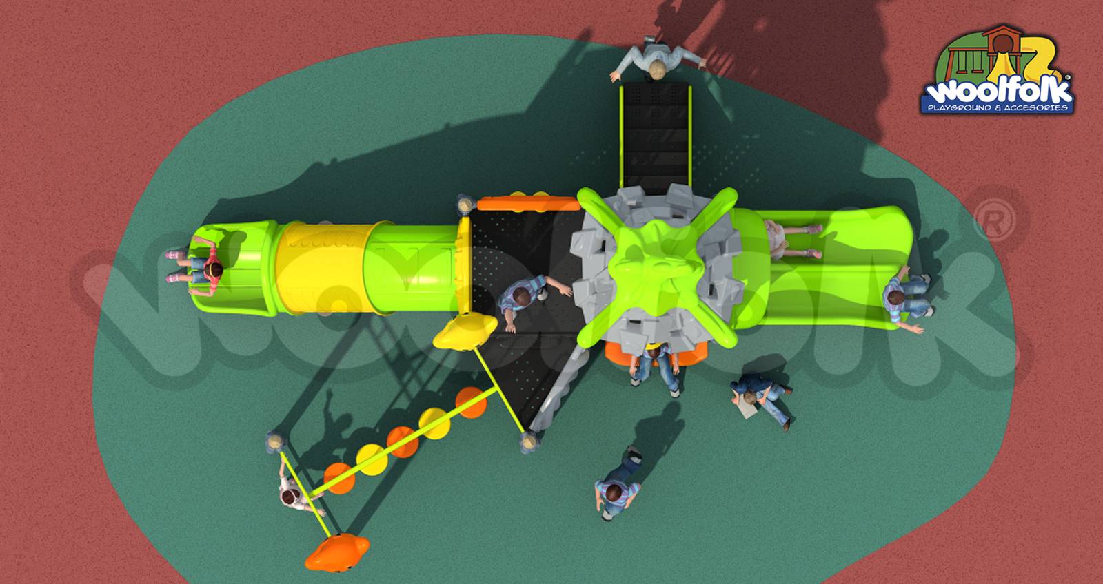 Juego Infantil para exteriores, tipo temático. Modelo: FA001